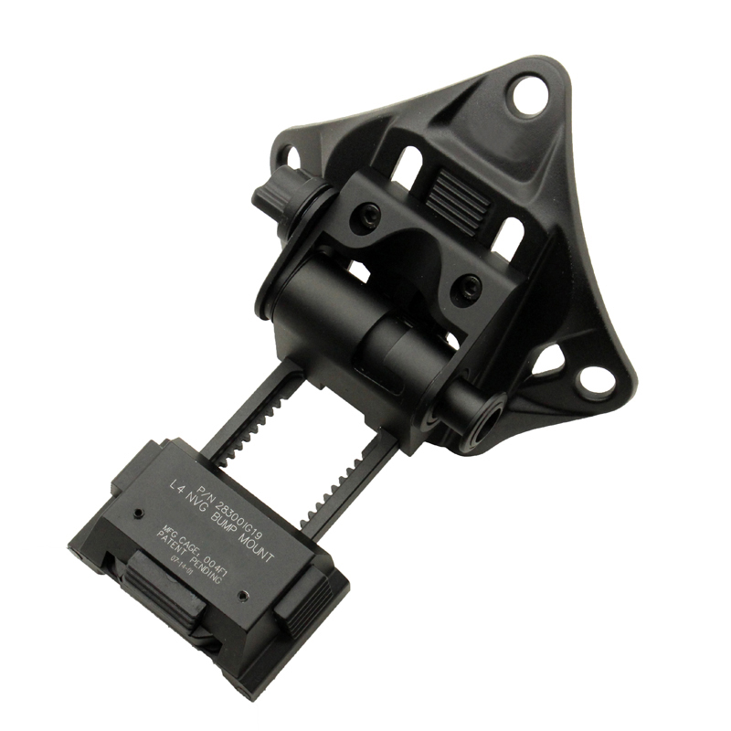 突击先锋 头盔墨鱼干款铝制CNC夜视仪支架头盔改装夜视器材底座L4G19翻斗车